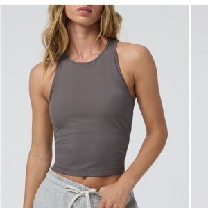 Vuori Charcoal (Chia) Pose Plyo Tank - XS